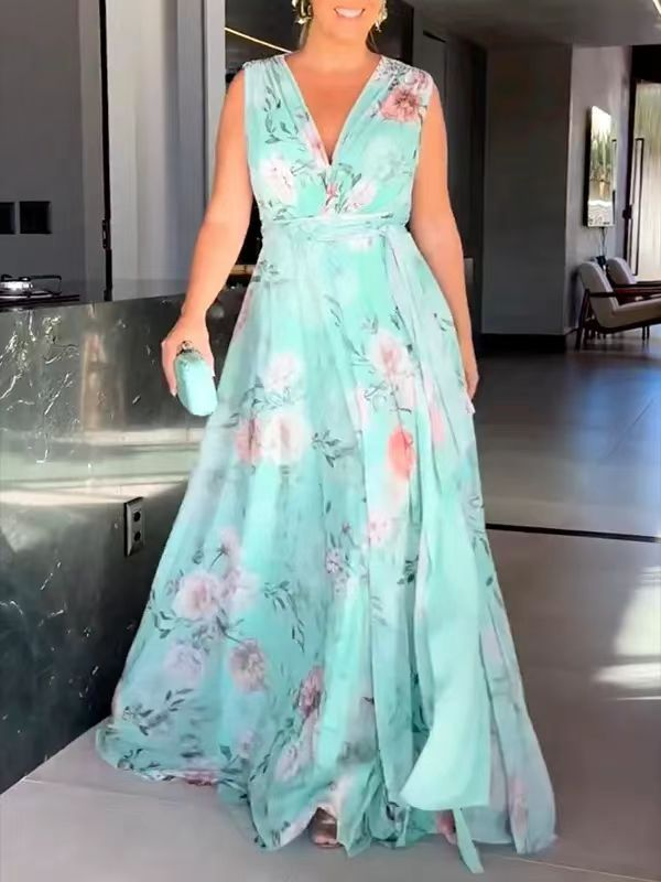 Luxe Flow Chiffon Dress
